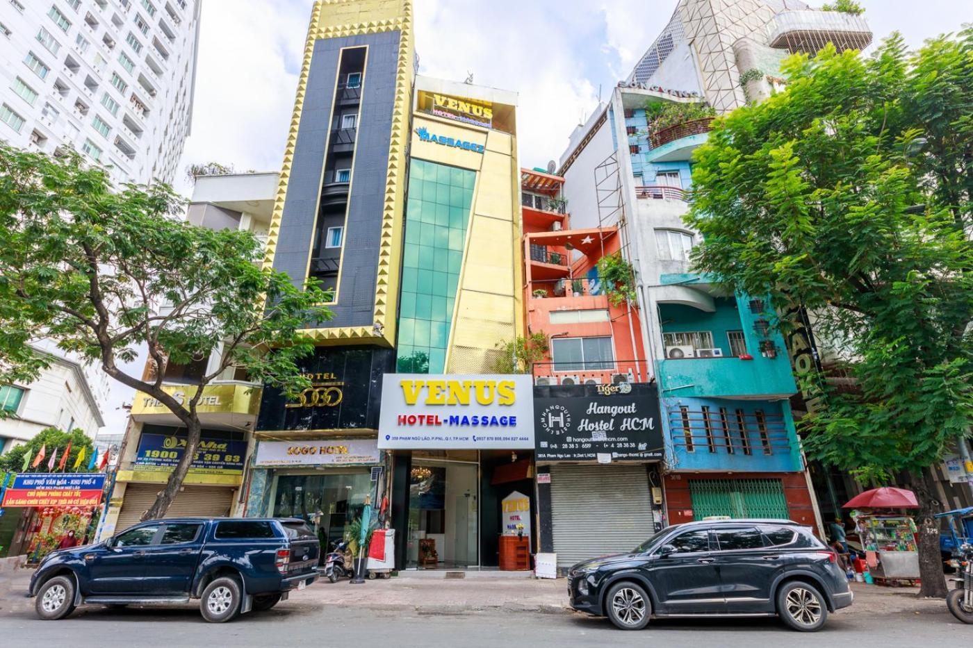 הו צ'י מין סיטי Venus Hotel & Massage - Bui Vien Walking Street מראה חיצוני תמונה